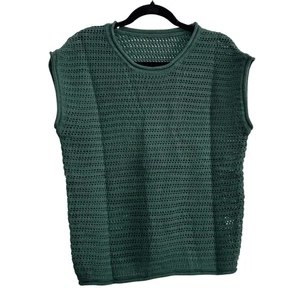 Neu ohne Etikett Shewin Damen-Strickpullover grün Weste adrett Retro Small - Bild 1 von 11