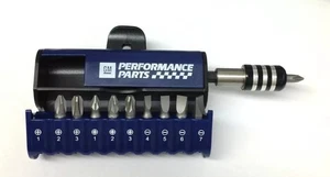 GM Performance 11 PC Screwdriver Bit Set with Quick Release Magnetic Bit Holder - Picture 1 of 3