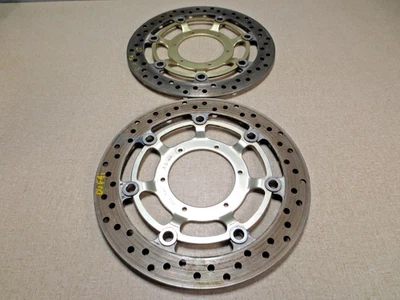 01 JUEGO DE 2 ROTORES DE FRENO DELANTEROS HONDA CBR 600 F4i 45120-MBW-E11 2001-2006 Foto 1 de 4