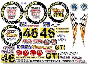 Body Decals Corvette SCCA GT1 C4--D178 - Bild 1 von 9