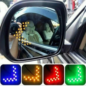 2pcs 14 SMD Sequential LED Arrows for Car Side Mirror Turn Signal Panel Lights - Picture 1 of 15