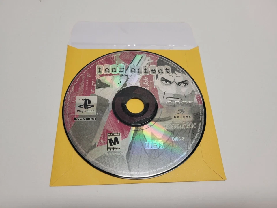 Fear Effect Disc 3 Only (Sony Playstation, 2000) PS1 TESTED - Image 1 of 1