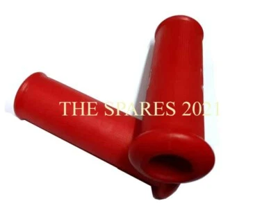 Empuñaduras de goma Vespa 150 VBB (par) 22 mm - ROJO # Foto 1 de 3