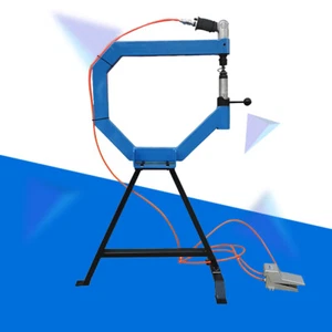 4inch Pneumatic Planishing Hammer Airpress Tool w/ Cast-Iron Stand, Anvil 1/2/3" - Picture 1 of 8