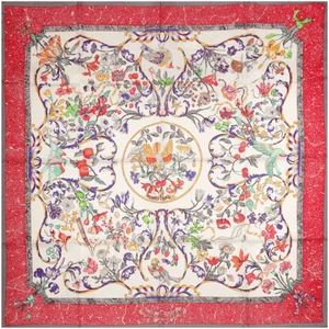 Hermes Scarf PIERRES D'ORIENT ET D'OCCIDENT 90cm Silk Carre ZOE PAUWELS - Picture 1 of 6