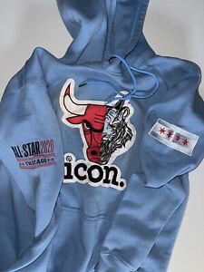 Chicago Bulls Hoodie 69th NBA All Star Game 2020 Hoodie XL Team LeBron V Giannis