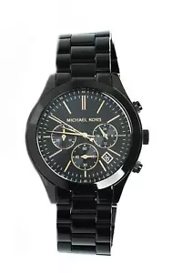Michael Kors Slim Runway Chronograph Bracelet Watch 42mm 124421 - Picture 1 of 2