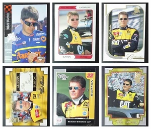 WARD BURTON LOT OF 6 NASCAR TRADING CARDS CAT DODGE PRESSPASS UD - Picture 1 of 14