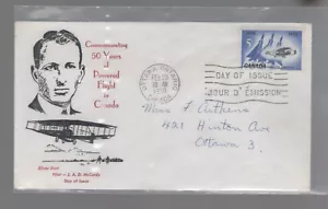 CANADA cover Arrow Silver Dart FDC 1959 addressed - Picture 1 of 2