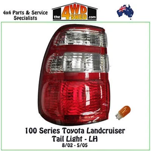 Tail Light fit 100 105 Series Toyota Landcruiser LH Left Passenger 2002-2005 - Picture 1 of 2