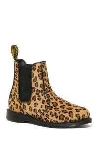 NIB Dr Martens Flora Hair On Leopard Chelsea Boots Women’s US 6 NEW $140 - Picture 1 of 2