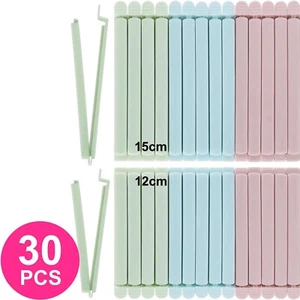30 PCS Plastic Sealing Clip for Food Chip Bag Packages Storage Kitchen Home - Picture 1 of 7