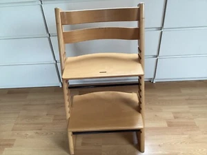 Stokke Tripp Trapp Hochstuhl Newborn fähig Buche passend Baby Set 🐼☘️🦊🦁🐣☘️☘ - Bild 1 von 10