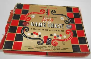 Vintage Transogram 52 Variety Game Chest Retro Board Games READ - Picture 1 of 10