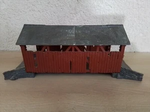 BACHMANN ECHELLE 0. MAQUETTE DECOR DIORAMA. PONT COUVERT - Imagen 1 de 8