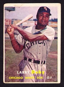 1957 TOPPS #85 LARRY DOBY WHITE SOX