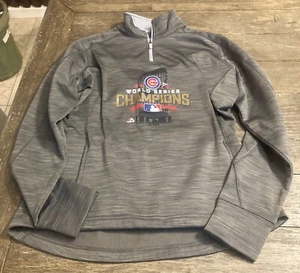 Chicago Cubs 2016 MLB World Series Champions Womens Sweatshirt Size Medium - Picture 1 of 4
