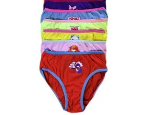 GIRLS COTTON PANTY PRINTED ASSORTED COLOR 6 PCS SIZE SMALL 2-3 YEARS - Picture 1 of 1