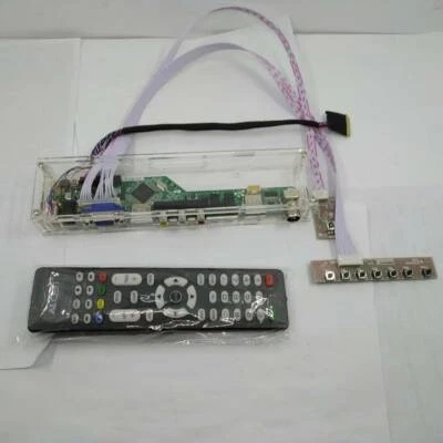 TV HDMI LCD VGA LED Controller Kit + Case for LTN173KT01/LTN173KT02/LTN173KT03  - Image 1 of 4