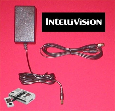 Adaptador de CA + Cable AV de 6 pies + Adaptador de TV RF para Sistema Mattel Intellivision II NUEVO Foto 1 de 3