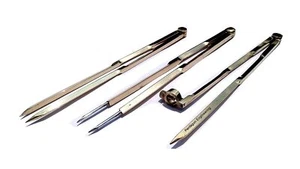 Lápiz de latón brújula divisor dibujo navegación marina conjunto de 3 piezas pulido - Imagen 1 de 3