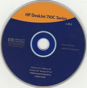 HP Deskjet 710C series v. 10.3 ~ CD-ROM - Picture 1 of 2