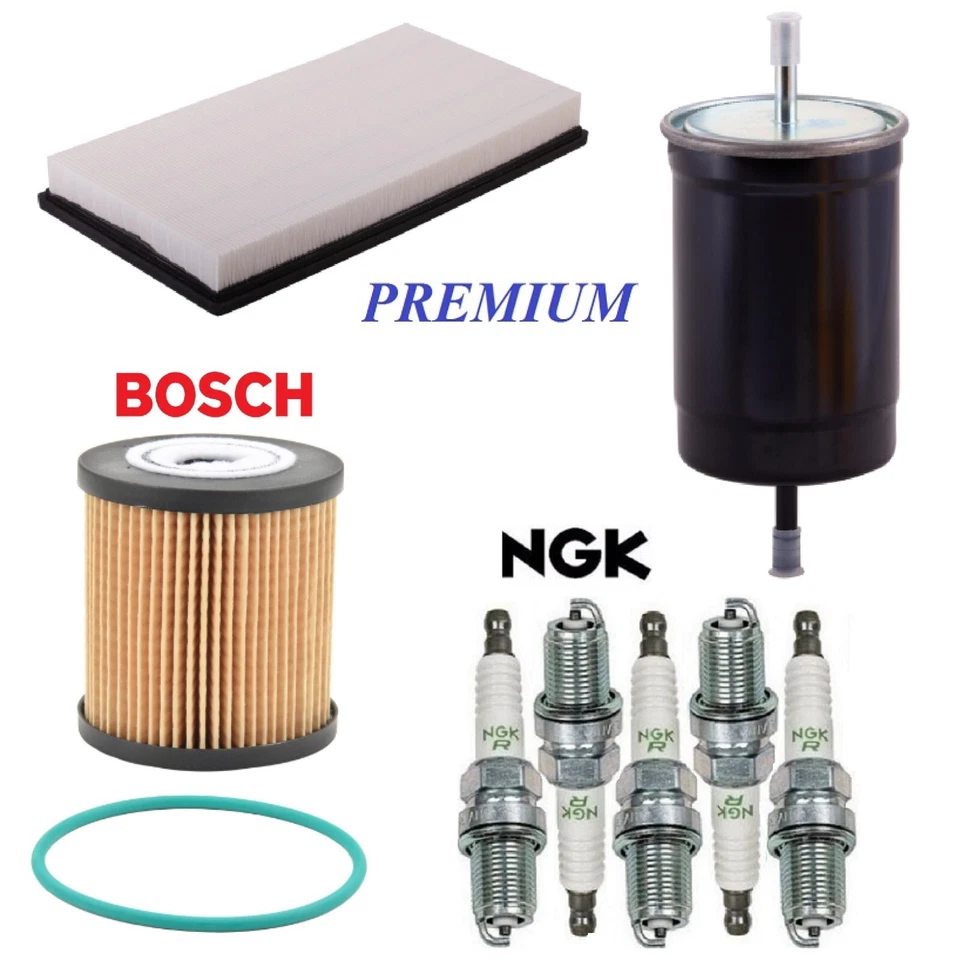 Kit de puesta a punto de cabina aire aceite filtros combustible bujías para Volvo S70 2000 Foto 1 de 1