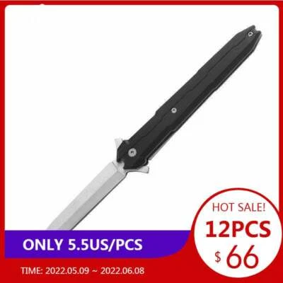 Cuchillo de rescate ligero plegable de bolsillo táctico asistido por resorte 12 unidades Foto 1 de 4