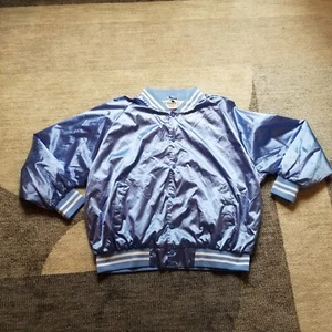 Chaqueta Augusta Ropa Deportiva Para Hombres 3XL Azul Bombardero Letterman Béisbol Universitario - Imagen 1 de 9