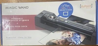 VUPOINT MAGIC WAND PORTABLE SCANNER  AUTO-FEED DOCK PDSDK-ST470R-VP RED NEW - Image 1 of 4