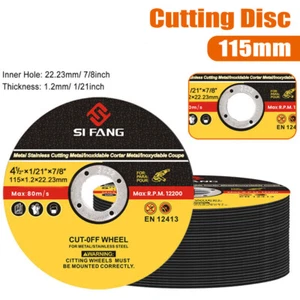 4.5" Cut Off Wheels Metal Stainless Steel Cutting Disc For Angle Grinder - Picture 1 of 14