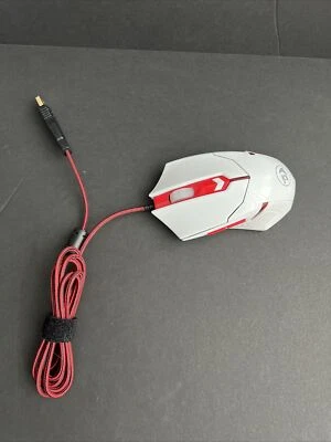 Redragon S101W Gaming Mouse ONLY Tested RGB Red Dragon USB NO KEYBOARD - Image 1 of 3