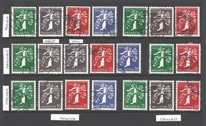 Switzerland ~ 1939 Nat'l Expo - smooth & grill paper Sc# 256-267 Used (A347) - Picture 1 of 3