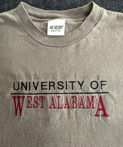 VTG University of West Alabama TShirt Large UWA NCAA Single Stitch Made In USA - Picture 1 of 9