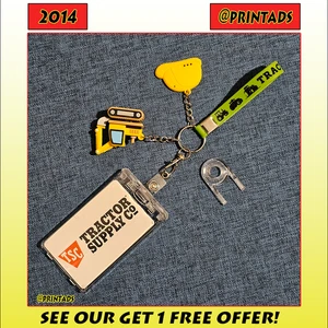 Tractor Supply Company Custom Keychain - $0 Value Gift Card + Lock Box + More! - Picture 1 of 2