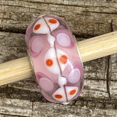 Auténtico Trollbeads Único Cuentas ÚNICAS en Rosa, Lavanda y Rojo - Envío GRATIS Foto 1 de 4