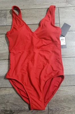 Tommy Hilfiger Women's Full Coverage V-Neck One Piece Swimsuit Sz 10 - Image 1 of 4