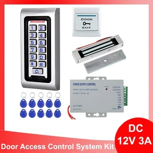 Door Access Control System Kit IP68 RFID Keypad Waterproof 180KG/320lbs Lock - Picture 1 of 10