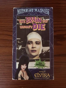 THE BRAIN THAT WOULDN'T DIE - Elvira Midnight Madness  - VHS HORROR 1991  - Bild 1 von 5
