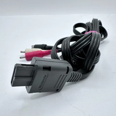Nintendo GameCube Super Famicom N64 SNES Official S-Video Cable SHVC-009 Tested - Image 1 of 4