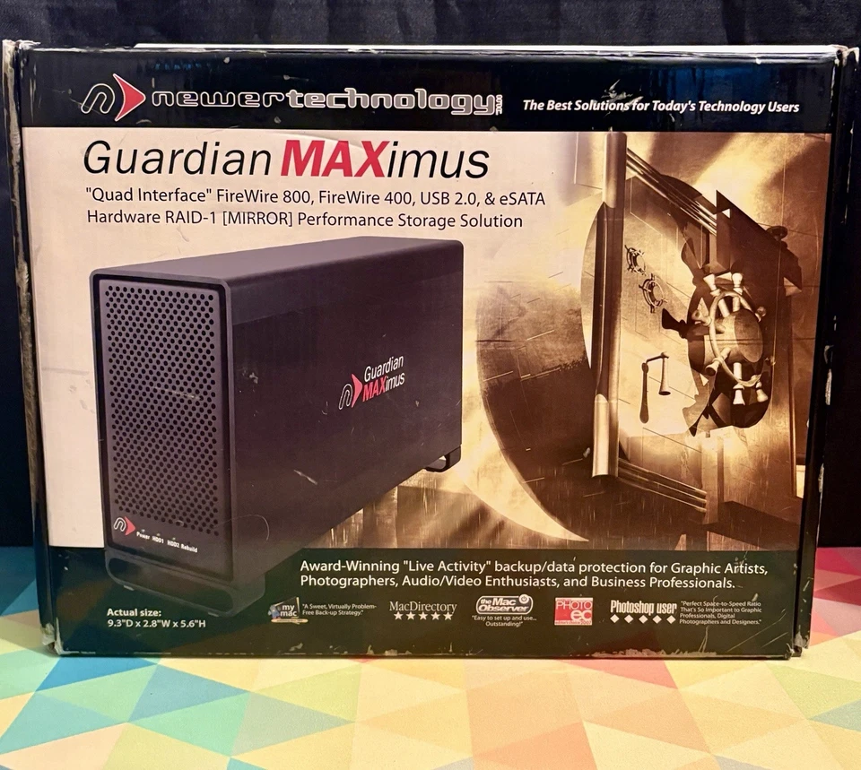Guardian MAXimus "Quad Interface" FireWire 800, FireWire 400 USB Foto 1 de 4