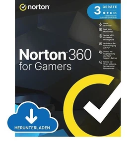 NORTON 360 for Gamers 2025 3 Geräte 1 Jahr, KEIN ABO, Download - Bild 1 von 5