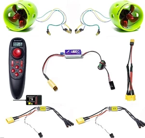 12V~16V Underwater Thruster U1 Set, with ESC and RC, 7.5LBS Thrust Brushless ... - Picture 1 of 10