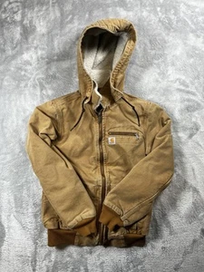 Vintage Carhartt Jacke Damen XSmall Tan Duck Canvas Wildwood Sherpa 100815-211 - Bild 1 von 11