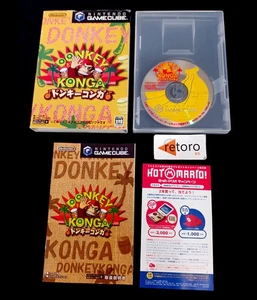 DONKEY KONGA Nintendo Gamecube JAP GC Game cube Complete - Picture 1 of 4