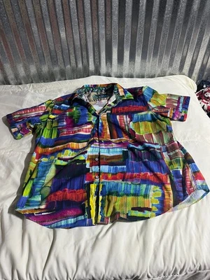Robert Graham Short-Sleeved Shirt- 2XL- Graphics- Excellent Condition-Lot N - Image 1 of 4