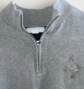 Minnesota Vikings Cutter & Buck WindTec Herren Large 1/4 Zip Golfjacke - Bild 1 von 11