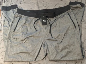 UNDER ARMOUR TECH HEATHER DARK GRAY SWEATPANTS JOGGERS SIZE 3XL MEN NWT $$$$ - Picture 1 of 4