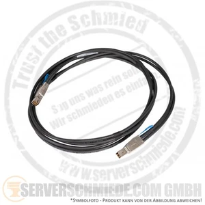 Câble câble SAS HP 2m externe 12G 2x stockage SFF-8644 + bibliothèque de bandes 716197-B21 - Photo 1/2
