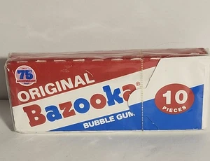 Goma de mascar Bazooka original en envoltura sellada original - Imagen 1 de 4